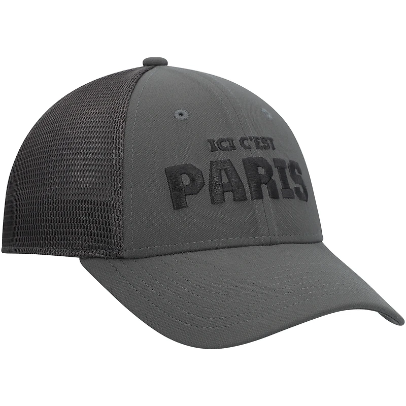 Youth Nike Anthracite Paris Saint-Germain Legacy91 Performance Flex Hat