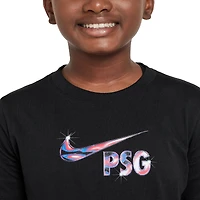 Youth Nike Black Paris Saint-Germain Swoosh T-Shirt