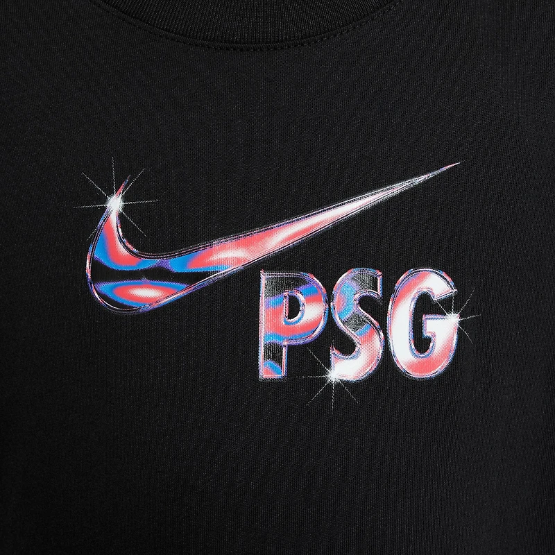 Youth Nike Black Paris Saint-Germain Swoosh T-Shirt