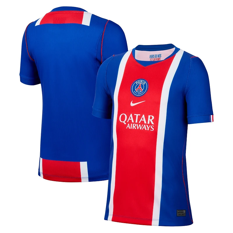 Maillot réplique domicile Nike bleu Paris Saint-Germain 2026/27 pour jeunes