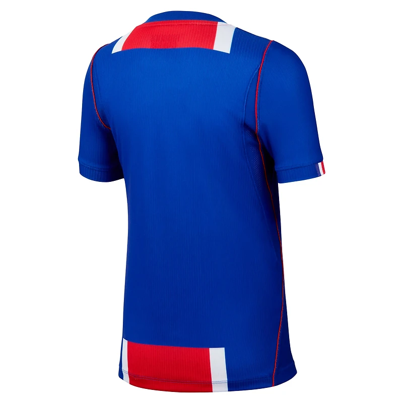 Maillot réplique domicile Nike bleu Paris Saint-Germain 2026/27 pour jeunes