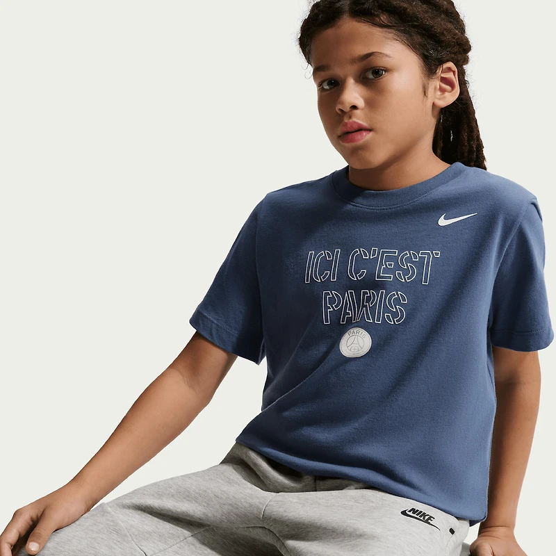 Youth Nike Blue Paris Saint-Germain Team Pride T-Shirt