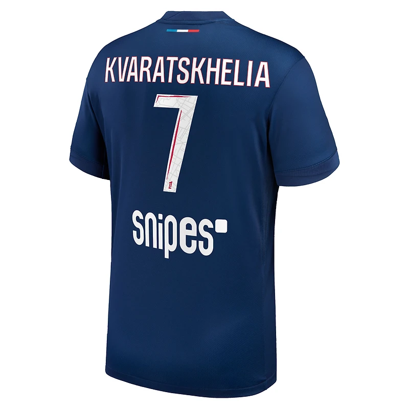 Youth Nike Khvicha Kvaratskhelia Navy Paris Saint-Germain 2024/25 Home Replica Player Jersey