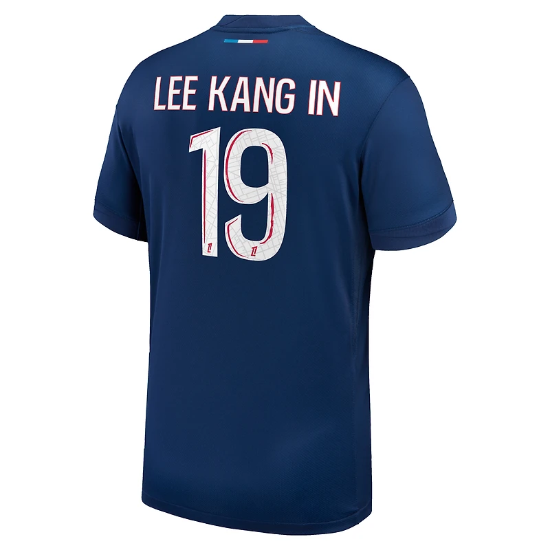 Nike Lee Kang pour jeune - Maillot de joueur réplique du Paris Saint-Germain 2024/25 Bleu marine