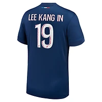 Nike Lee Kang pour jeune - Maillot de joueur réplique du Paris Saint-Germain 2024/25 Bleu marine