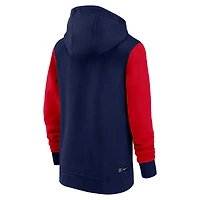 Sweat à capuche entièrement zippé bleu marine Paris Saint-Germain Club pour enfant Nike