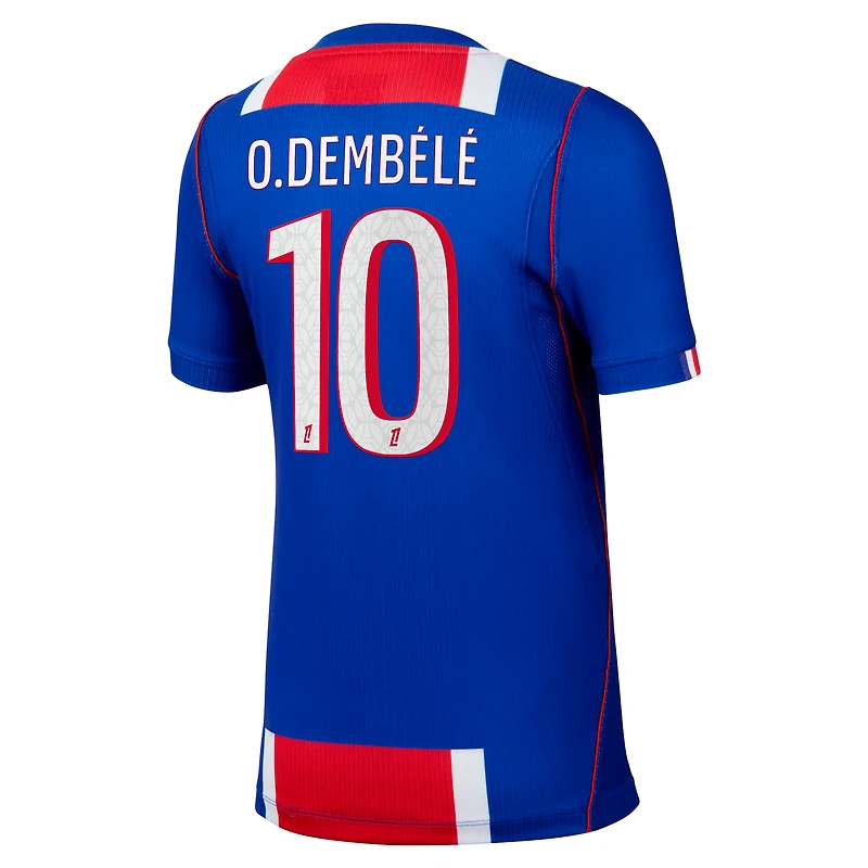 Youth Nike Ousmane Dembélé Blue Paris Saint-Germain 2026/27 Home Stadium Replica Jersey