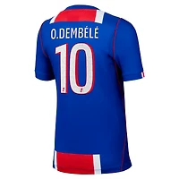 Youth Nike Ousmane Dembélé Blue Paris Saint-Germain 2026/27 Home Stadium Replica Jersey