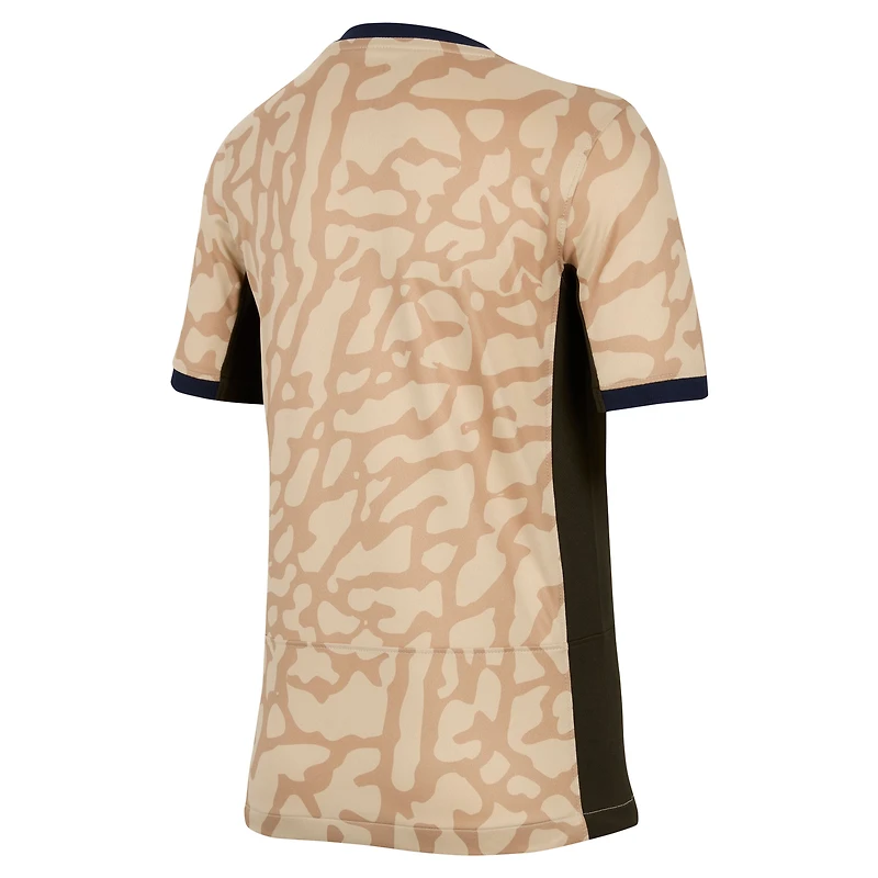 Maillot Nike Tan Paris Saint-Germain 2023/24 Réplique du Quatrième Stade pour Jeune