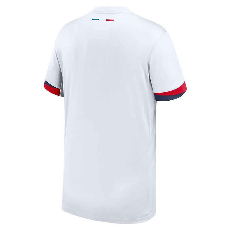 Youth Nike White Paris Saint-Germain 2024/25 Away Replica Jersey