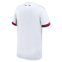 Youth Nike White Paris Saint-Germain 2024/25 Away Replica Jersey