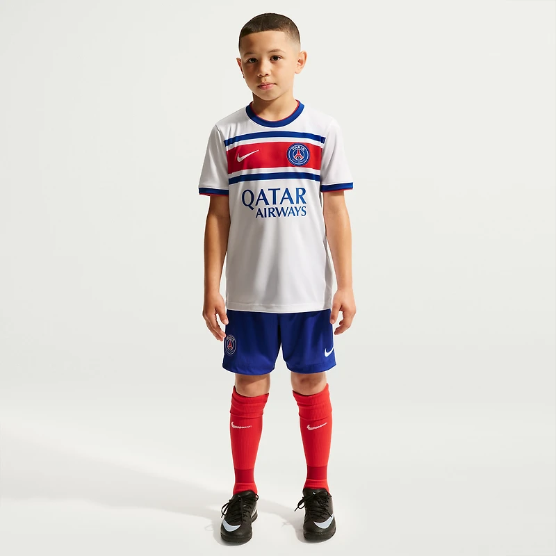 Youth Nike White Paris Saint-Germain 2026/27 Away Pre-Match Top