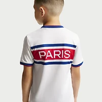 Maillot d'avant-match extérieur Nike blanc pour enfant, Paris Saint-Germain, saison 2026/27