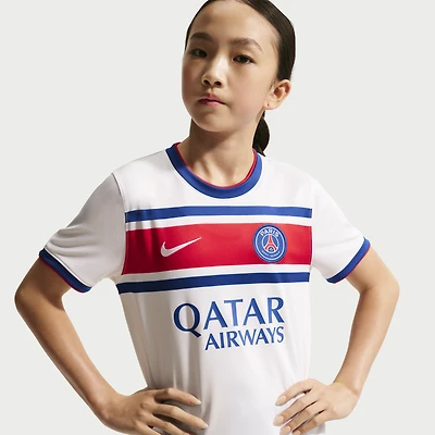 Youth Nike  White Paris Saint-Germain 2026/27 Away Pre-Match Top