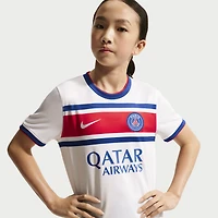 Youth Nike  White Paris Saint-Germain 2026/27 Away Pre-Match Top