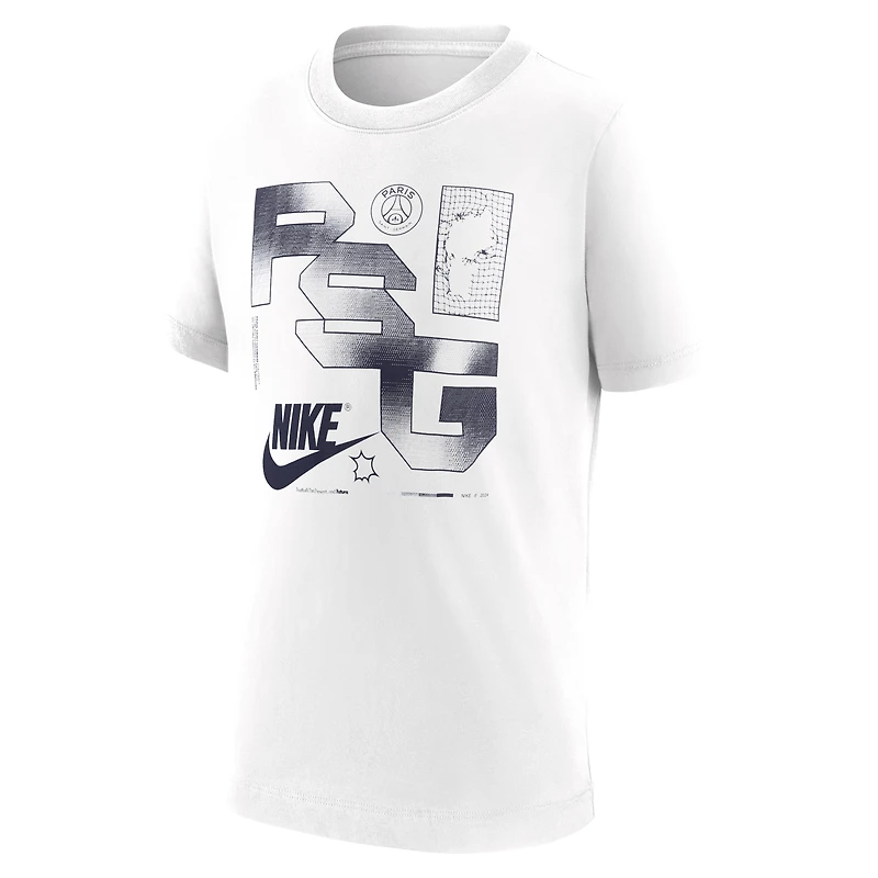 Youth Nike White Paris Saint-Germain Futura T-Shirt