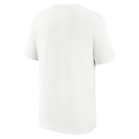 T-shirt Nike Paris Saint-Germain Swoosh blanc pour enfant