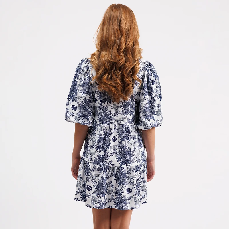 Smith & Quinn Navy Penn State Nittany Lions Tory Tiered Dress