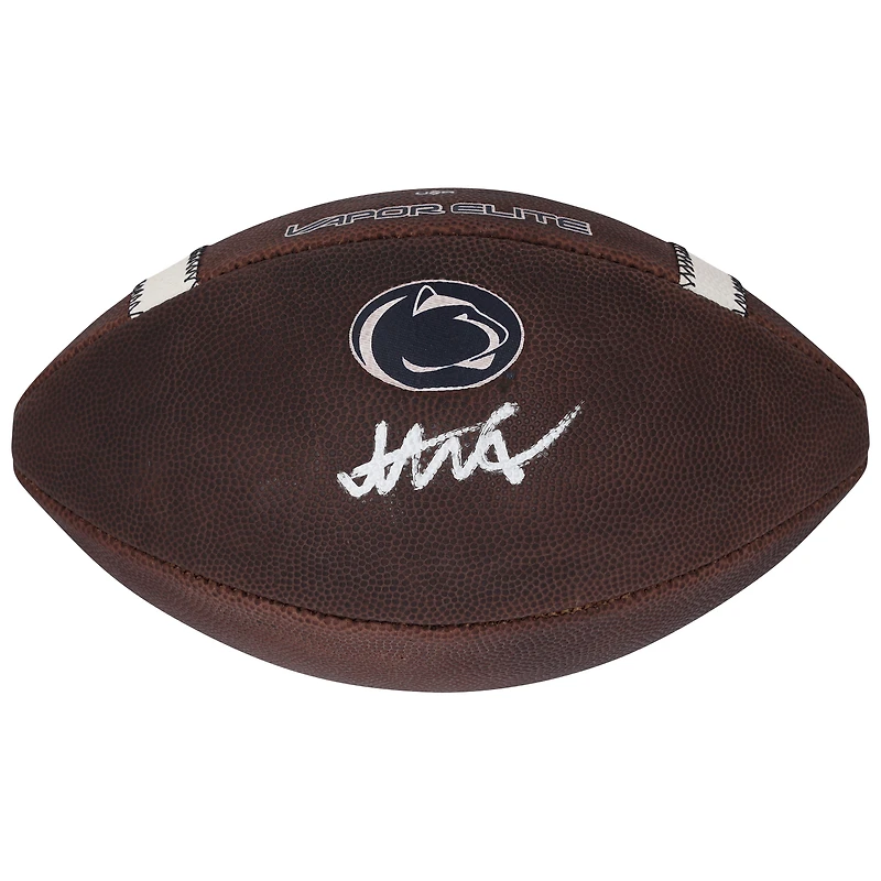 Ballon de football Nike authentique autographié par Abdul Carter, Penn State Nittany Lions