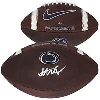 Abdul Carter Penn State Nittany Lions Autographed Nike Authentic Game Football 