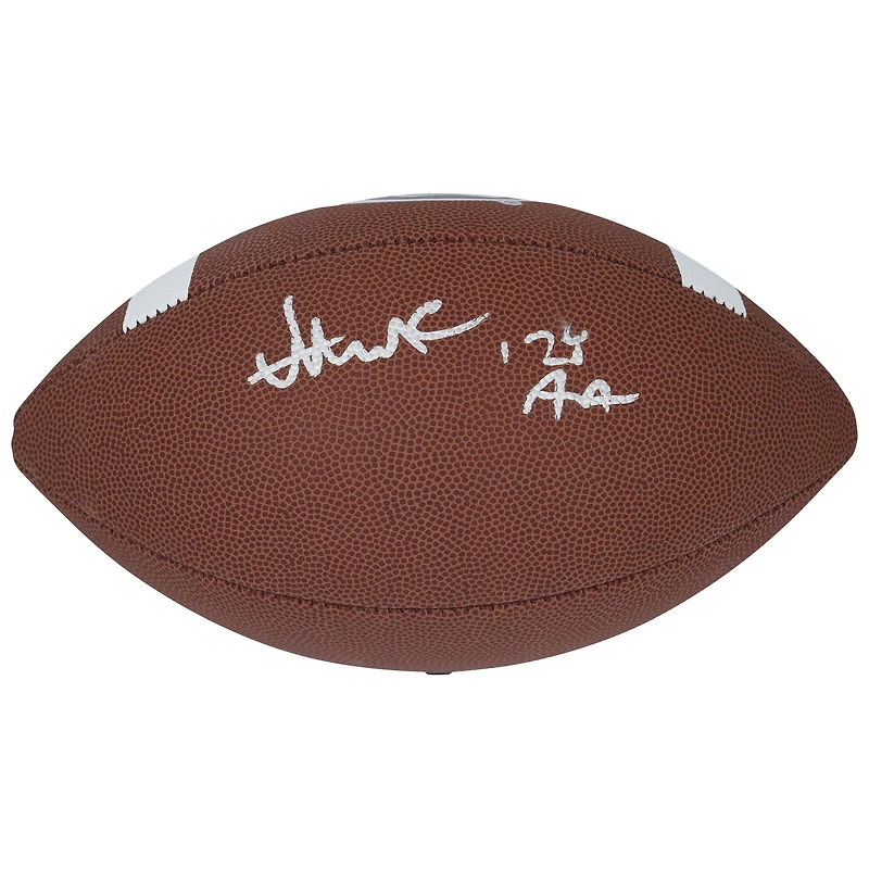 Abdul Carter Penn State Nittany Lions Autographed Nike Replica Football with "24 AA" Inscription