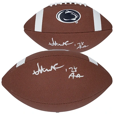 Abdul Carter Penn State Nittany Lions Autographed Nike Replica Football with "24 AA" Inscription