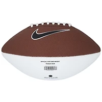 Ballon de football Nike blanc autographié par Abdul Carter, Penn State Nittany Lions