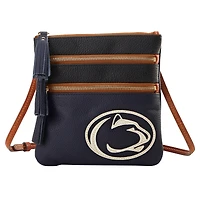 Dooney & Bourke Penn State Nittany Lions Infield Sac à main à bandoulière triple fermeture éclair