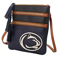 Dooney & Bourke Penn State Nittany Lions Infield Triple Zip Crossbody Purse