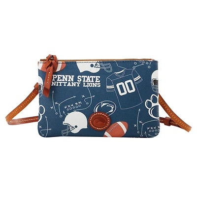 Sac à main à bandoulière avec fermeture éclair sur le dessus Dooney & Bourke Penn State Nittany Lions