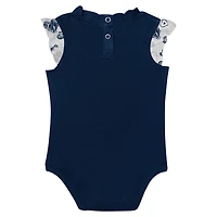 Lot de 2 bodies Happy Hearts pour nouveau-né fille bleu marine Penn State Nittany Lions