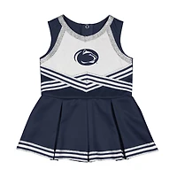 Girls Infant Colosseum Navy Penn State Nittany Lions Lollipop Park Cheer Dress