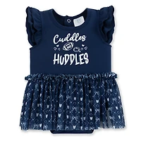 Robe grenouillère ZooZatz bleu marine pour bébé fille, motif Penn State Nittany Lions