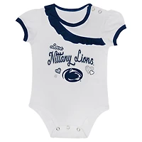 Ensemble deux pièces pour nouveau-né et bébé fille Penn State Nittany Lions Love My Team Body jupe