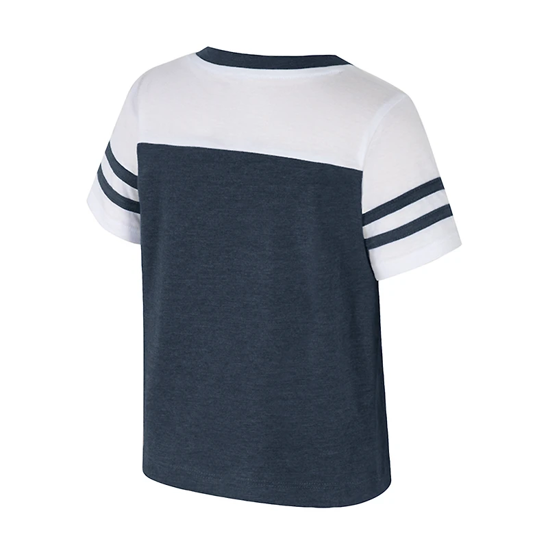 T-shirt Space Opera pour filles avec le logo Colosseum bleu marine des Penn State Nittany Lions