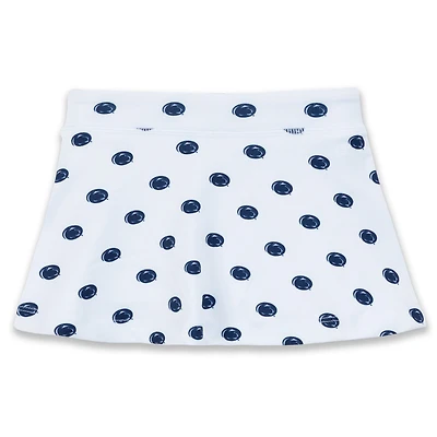 Girls Toddler ZooZatz White Penn State Nittany Lions All-Over Print Tennis Skort