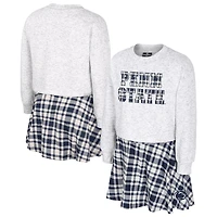 Girls Youth Colosseum Gray Penn State Nittany Lions Marceline Plaid Skirt and Top Set