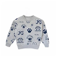 Sweat-shirt à enfiler pour jeunes filles, couleur gris chiné, Penn State Nittany Lions, toujours en répétition