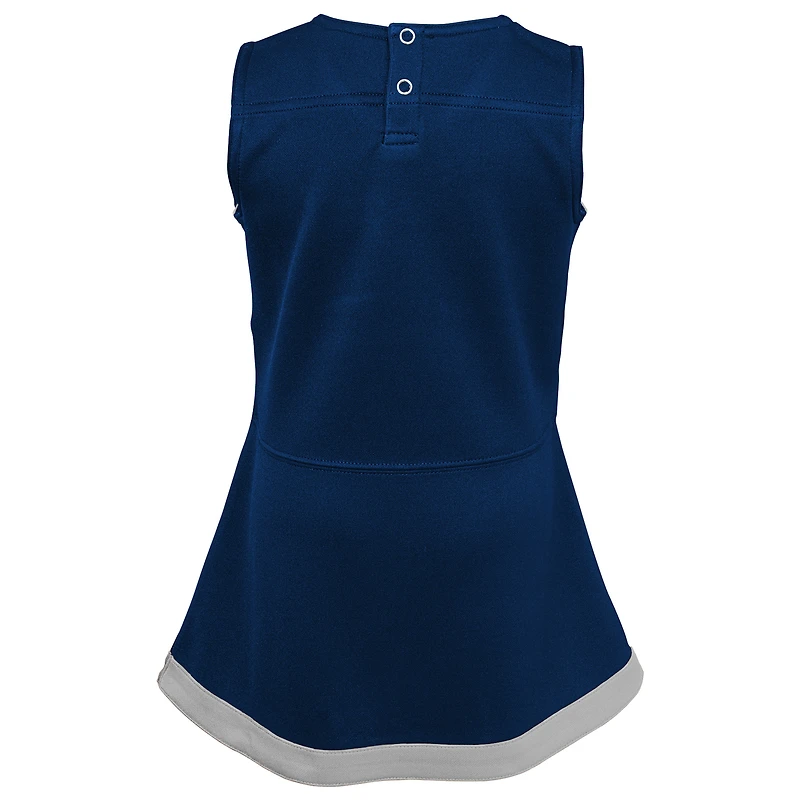Robe pull capitaine des pom-pom girls Penn State Nittany Lions bleu marine pour jeunes filles