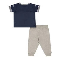 Infant & Newborn Colosseum Penn State Nittany Lions Nothing But the Hits Two-Piece Football Set