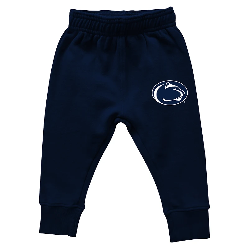Infant Wes & Willy Penn State Nittany Lions Colorblock Pullover Hoodie and Sweatpants Set