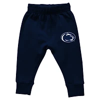 Infant Wes & Willy Penn State Nittany Lions Colorblock Pullover Hoodie and Sweatpants Set