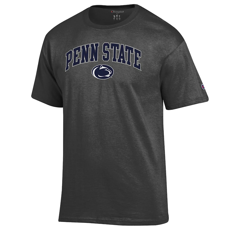 Men's Champion  Charcoal Penn State Nittany Lions Arched Logo T-Shirt