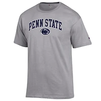 T-shirt homme Champion Heather Grey Penn State Nittany Lions Arch Over Logo