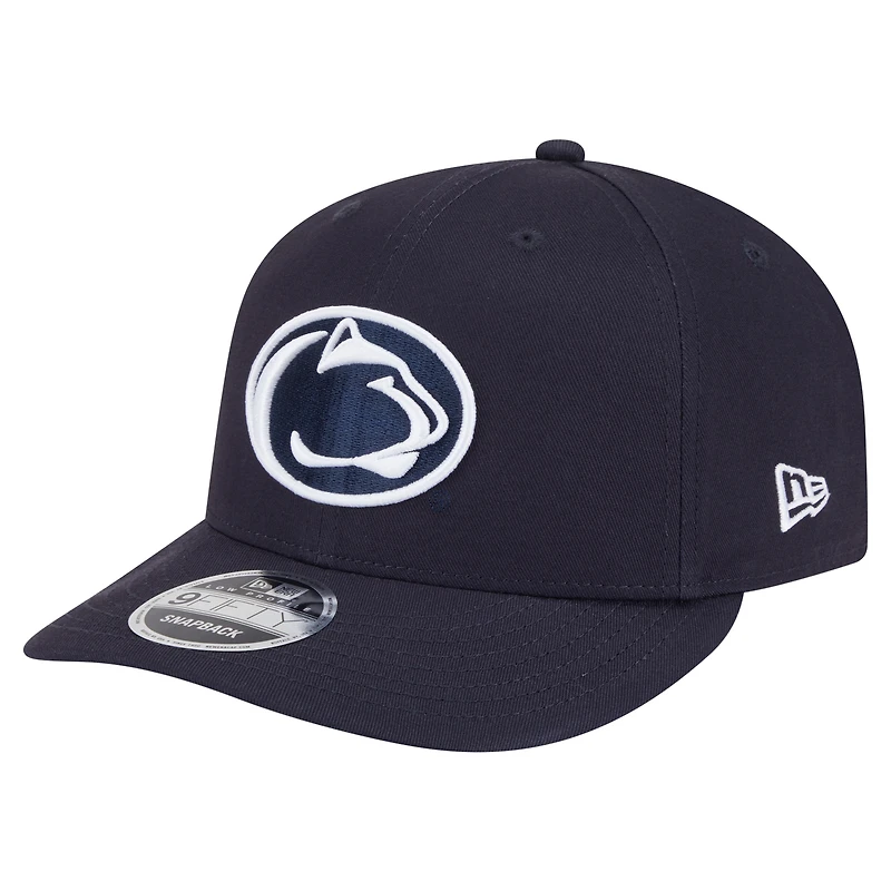 Casquette Snapback 9FIFTY Low Profile Penn State Nittany Lions de New Era pour homme, bleu marine