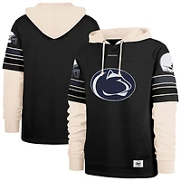 Sweat à capuche noir « 47 » pour homme, motif cornerback Split Zone des Nittany Lions de Penn State