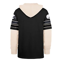 Sweat à capuche noir « 47 » pour homme, motif cornerback Split Zone des Nittany Lions de Penn State