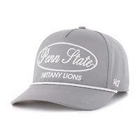 Men's '47 Gray Penn State Nittany Lions Contemporary Basics Foundational Rope Hitch Adjustable Hat
