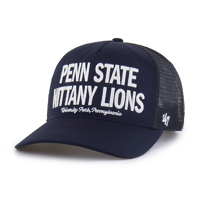 Men's '47 Navy Penn State Nittany Lions Contemporary Hitch Trucker Adjustable Hat