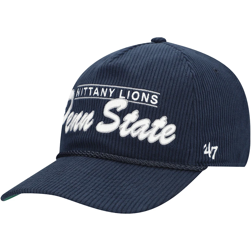 Casquette ajustable Penn State Nittany Lions Gridiron Double Header Hitch pour homme, bleu marine, 1947